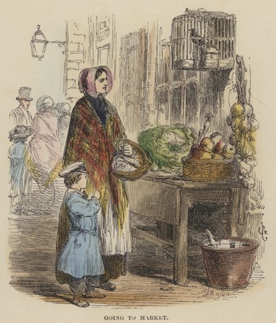 Auf dem Weg zum Markt von English School