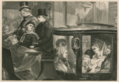 Zum Morgenauftritt der Pantomime gehen von English School