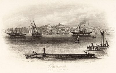 Gravesend von Tilbury Fort von English School