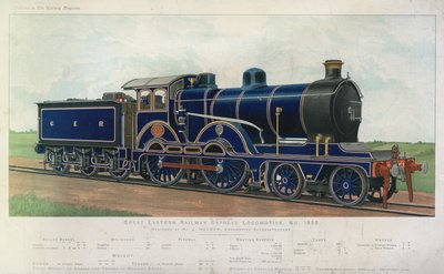 Great Eastern Railway Express Lokomotive von English School