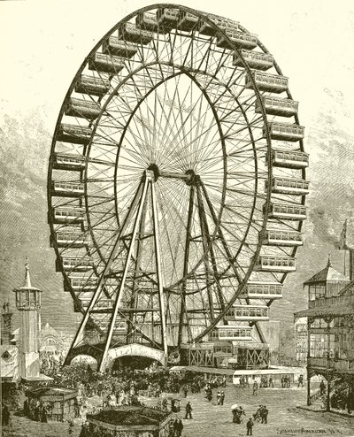 Großes Riesenrad in Chicago von English School