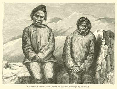 Grönländische Eskimo-Männer von English School
