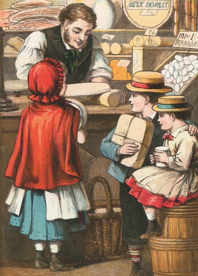 Lebensmittelhändler von English School