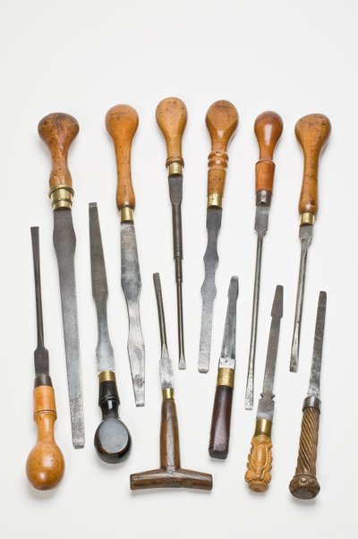 Gruppe von Schraubendrehern, spätes 19. - frühes 20. Jahrhundert von English School
