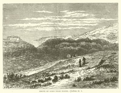 Hain von Eichen bei Hazor (Josua, xi) von English School