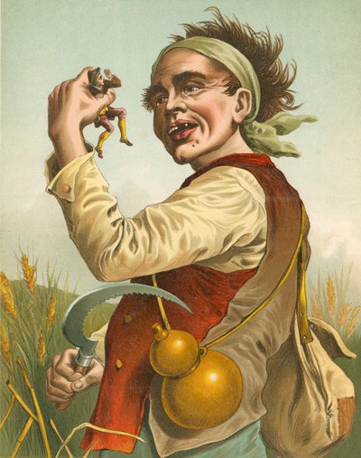Gulliver in Brobdingnag von English School