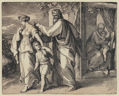 Hagar (Gravur) von English School