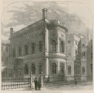 Hall of the Clothworkers Company, Mincing Lane, London von English School