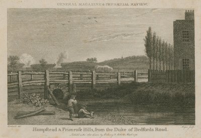 Hampstead und Primrose Hills, von der Duke of Bedfords Straße von English School