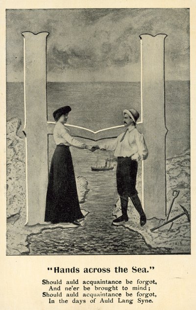 Hände über dem Meer von English School