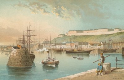 Hafen und Fort Regent, St. Heliers--Jersey von English School