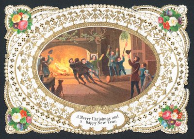 Holz für das Feuer holen von English School