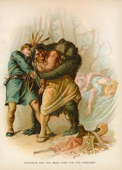 Hawkeye und der Bär nehmen den Fuchs gefangen von English School