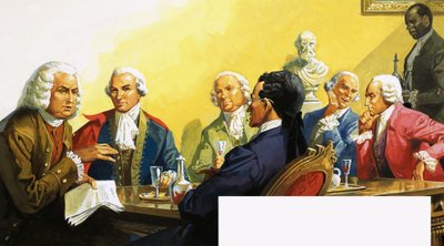 Er malte ein Bild mit Worten: James Boswell im Literarischen Club von English School