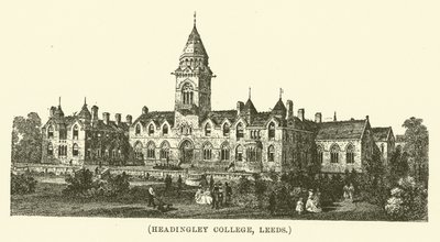 Headingley College, Leeds (Gravur) von English School