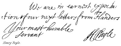 Henry Boyle von English School