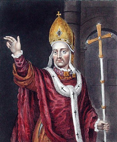 Henry Chichely (ca. 1362-1443), nach einem Gemälde in der Bodleian Gallery von English School
