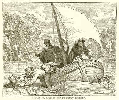Heinrich IV. wird von Graf Eckbert entführt von English School