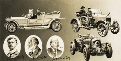 Henry Royce, Charles Rolls, W. O. Bentley – drei Pioniere des Automobils von English School