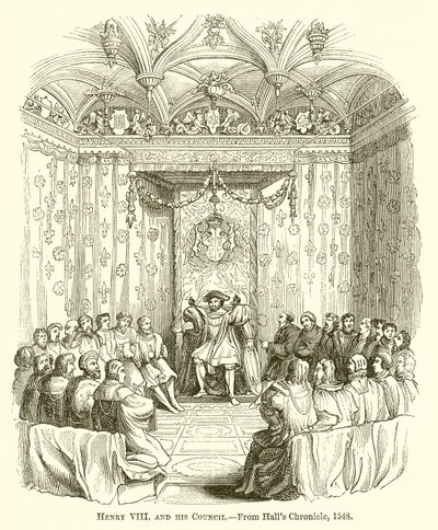 Heinrich VIII. und sein Rat von English School