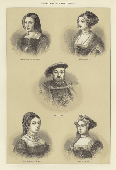 Heinrich VIII. und seine Königinnen von English School