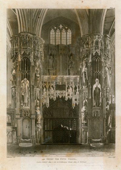 Heinrich V. Kapelle, Westminster Abbey von English School