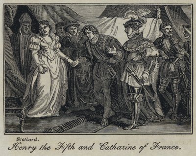 Heinrich der Fünfte und Katharina von Frankreich von English School