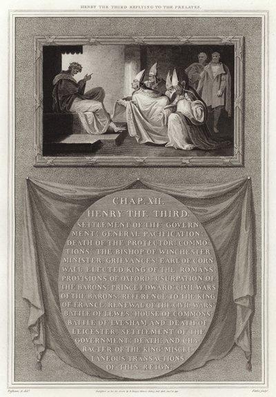 Heinrich der Dritte antwortet den Prälaten von English School