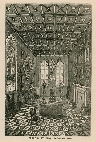 Heraldic Studio, Lincolns Inn, London von English School