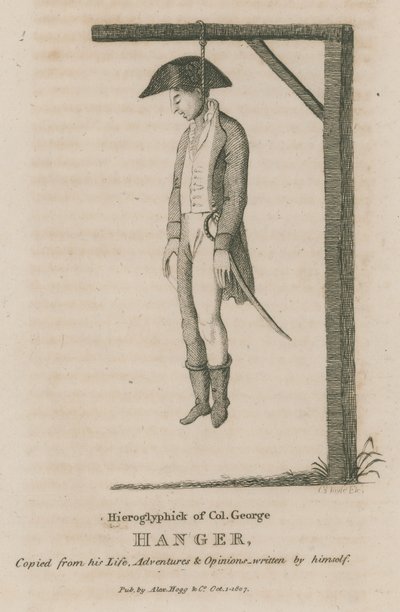 Hieroglyphik von Colonel George Hanger von English School