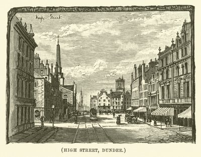 High Street, Dundee (Gravur) von English School