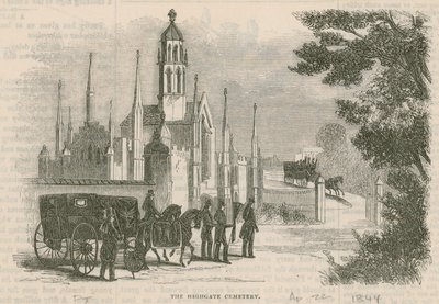 Highgate Cemetery, London von English School