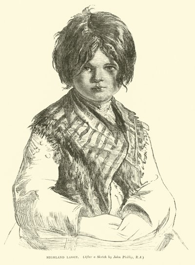 Highland Mädchen von English School