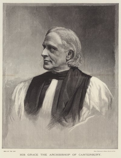 Seine Gnaden der Erzbischof von Canterbury (Stich) von English School