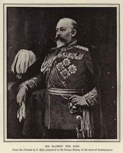 Seine Majestät der König (Gravur) von English School
