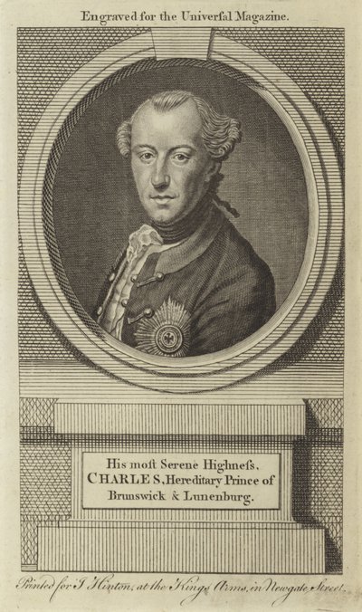 Seine Durchlaucht, Charles, Erbprinz von Braunschweig und Lüneburg von English School