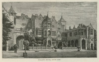 Holland House, Südseite von English School