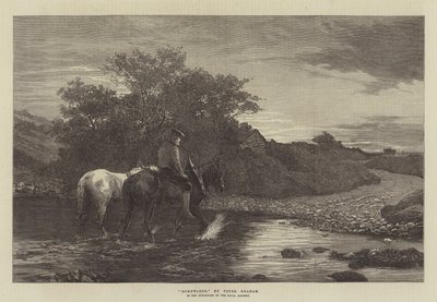 "Heimwärts", in der Ausstellung der Royal Academy (Gravur) von English School