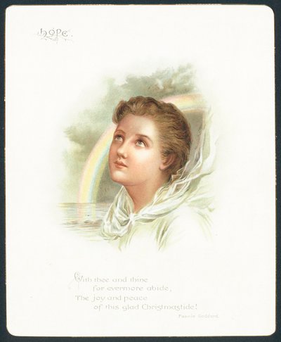 Hoffnung, Weihnachtskarte von English School
