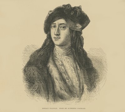 Horatio Walpole nach einem authentischen Porträt (Gravur) von English School