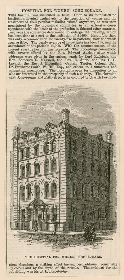Krankenhaus für Frauen, Soho Square von English School