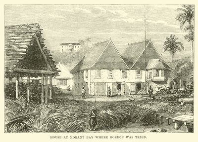 Haus in Morant Bay, wo Gordon verurteilt wurde von English School
