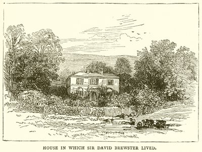 Haus, in dem Sir David Brewster lebte von English School