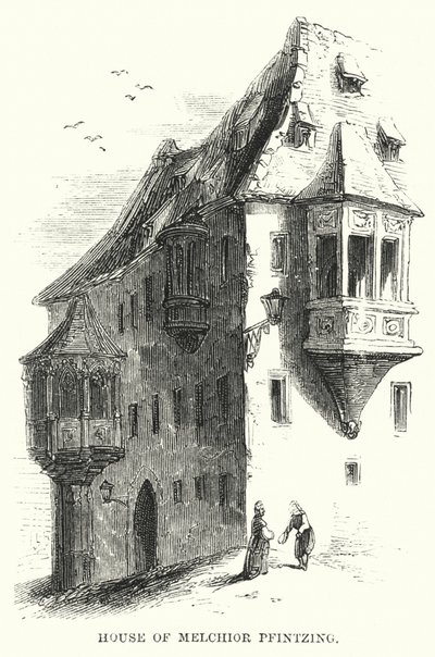 Haus von Melchior Pfintzing (Gravur) von English School