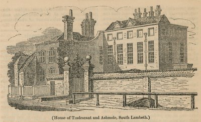 Haus von Tradescant und Ashmole, Süd-Lambeth von English School