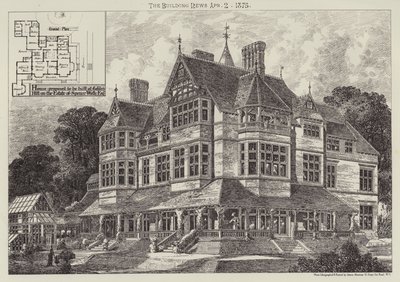 Haus, das auf dem Anwesen von Spencer Wells, Esquire, in Golder