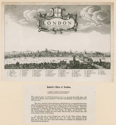 Howells Ansicht von London von English School
