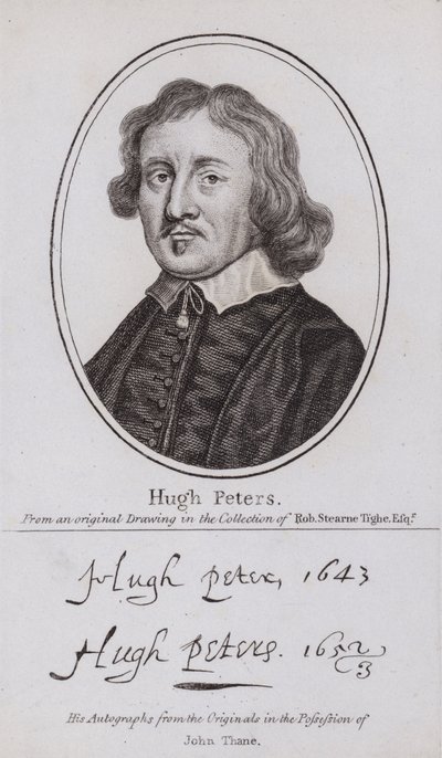 Hugh Peter, englischer puritanischer Minister, Politiker und Parlamentssoldat im Bürgerkrieg von English School