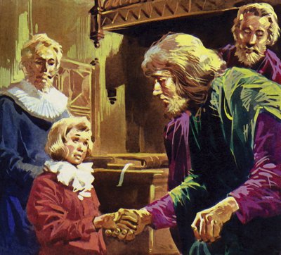 Hugo Grotius trat im Alter von 11 Jahren in die Universität Leiden ein von English School