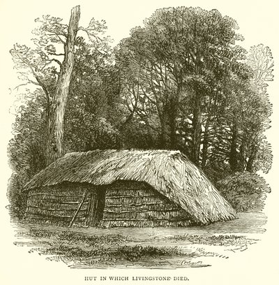 Hütte, in der Livingstone starb von English School